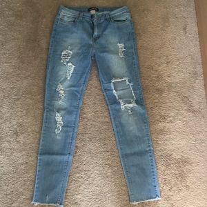 Perfect blue stretch jeans